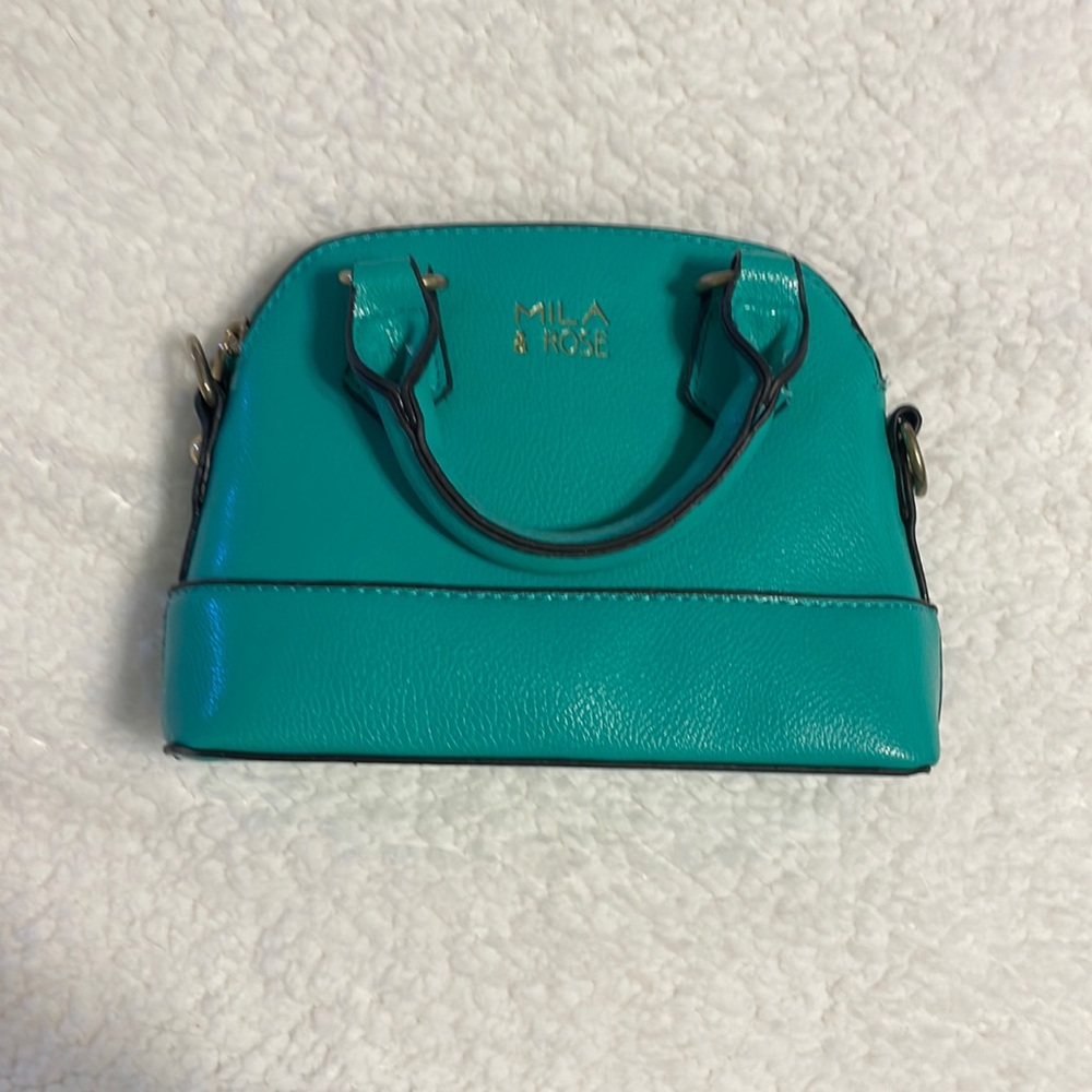 Mila and rose turquoise mini purse